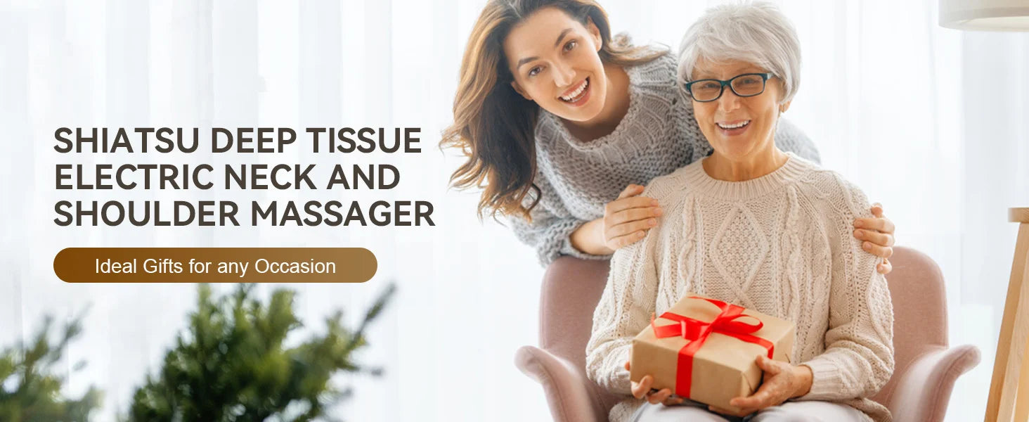 4D massage device simulates manual massage, provides deep tissue pain relief, and is a portable electric massage device