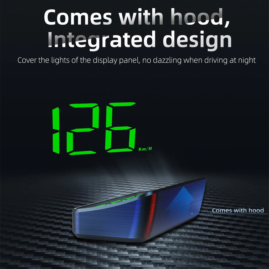 M2 GPS HUD Head Up Display Car Universal Speedometer KMH USB Cable Plug & Play GPS & Beidou Dual Satellite System