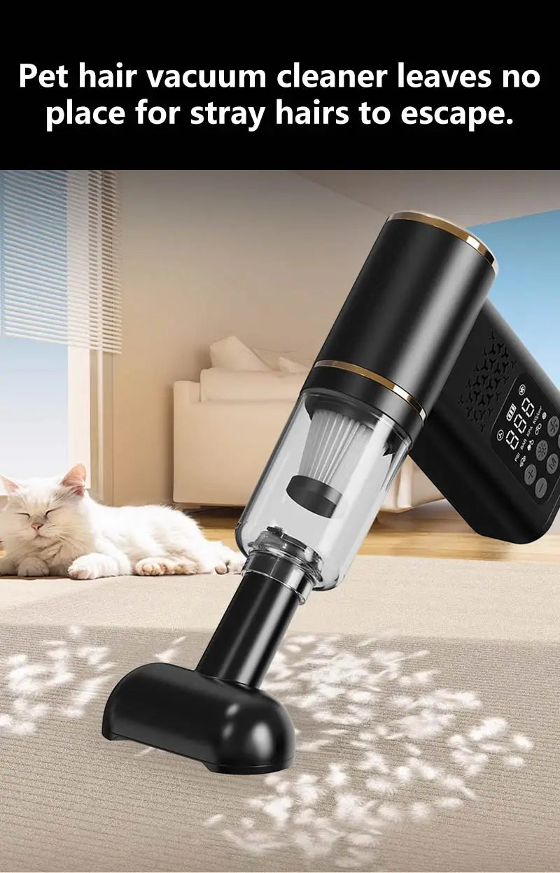 5-in-1 USB Wireless Multi-functional Vacuum Inflator Pump Quick Air Compressor 150psi Portable Self-checking Tire Pressure