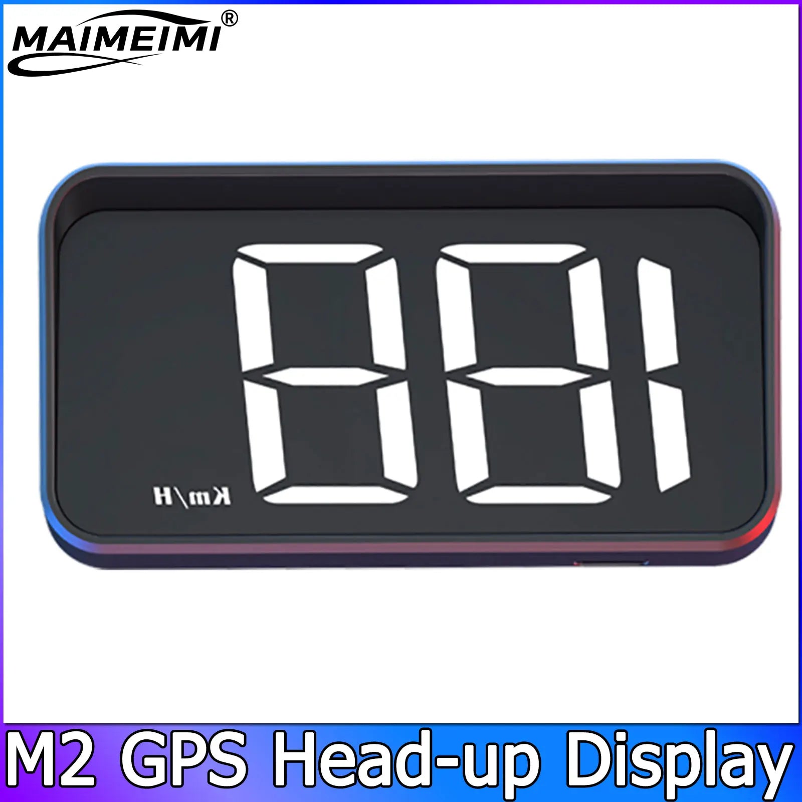 M2 GPS HUD Head Up Display Car Universal Speedometer KMH USB Cable Plug & Play GPS & Beidou Dual Satellite System
