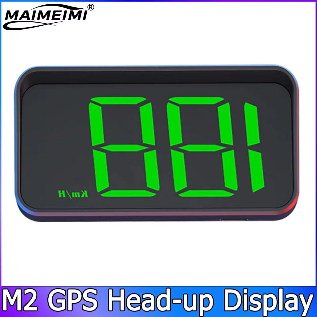 M2 GPS HUD Head Up Display Car Universal Speedometer KMH USB Cable Plug & Play GPS & Beidou Dual Satellite System